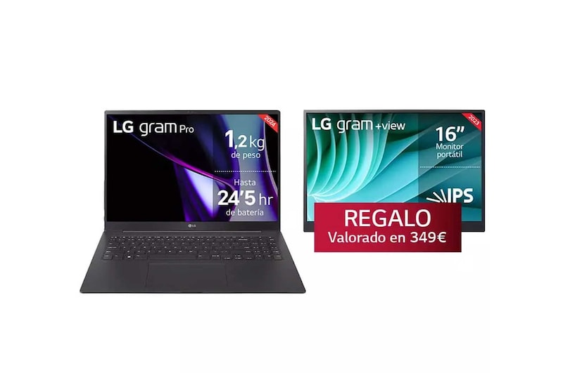 LG gram Pro 16Z90SP Windows 11 Home/ i7/ 32GB/ 512GB SSD/ RTX 3050/ 1,2Kg/ 24,5h, 16Z90SP-A.AD75Z.EEES.C