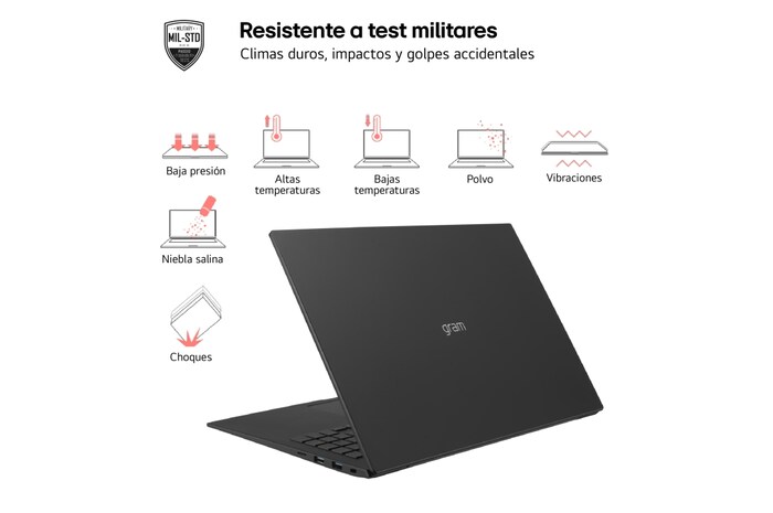 LG gram Pro de 16 pulgadas Laptop Ligero de 16GB RAM Intel® Core™ Ultra 7 | Windows 11, Pantalla IPS Antirreflejo, 16Z90SP-G.AA75B