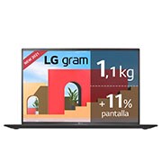 LG gram 16Z95P-G.AA78B <br>Windows 11 Home - Portátil ultraligero de 16'' WQXGA IPS (1,1kg, autonomía 16,5h, Intel i7 11ª gen., Iris Xe Graphics, 16GB RAM, 512GB SSD NVMe) Teclado Español, 16Z95P-G.AA78B