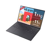 LG gram 16Z95P-G.AA78B <br>Windows 11 Home - Portátil ultraligero de 16'' WQXGA IPS (1,1kg, autonomía 16,5h, Intel i7 11ª gen., Iris Xe Graphics, 16GB RAM, 512GB SSD NVMe) Teclado Español, 16Z95P-G.AA78B
