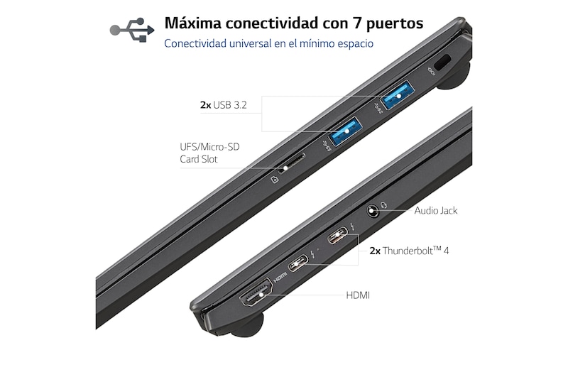 LG gram 16ZB90R/ Windows 11 Home/i7/ 16GB/ 512GB SSD/ 1,2Kg/ 23,5h, 16ZB90R-G.AA75B