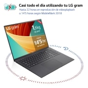 LG gram 16ZB90R/ Windows 11 Home/i7/ 16GB/ 512GB SSD/ 1,2Kg/ 23,5h, 16ZB90R-G.AA75B