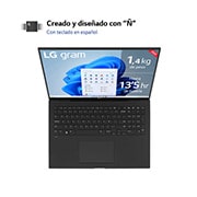 LG gram 17Z90R/ Windows 11 Home/ i7/  32GB/ 512GB SSD/ RTX 3050/ 1,45Kg/ 20,5h, 17Z90R-E.AD75B