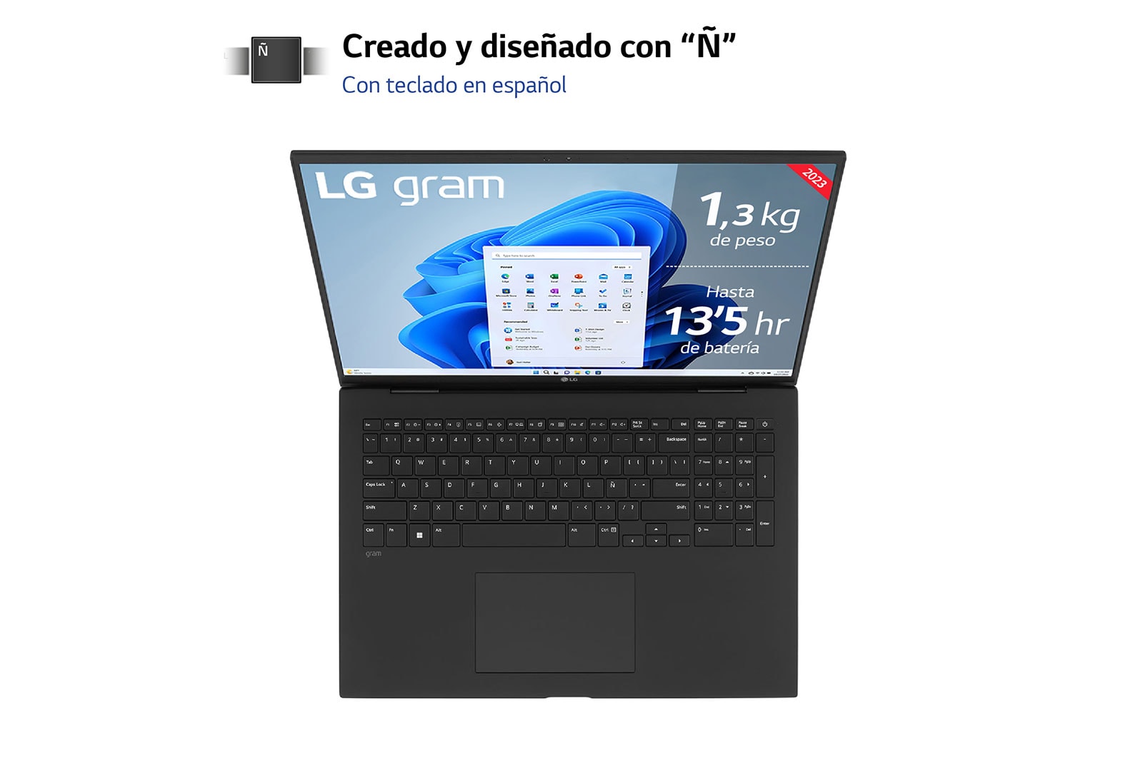 LG gram 17Z90R/ Windows 11 Home/ i7/ 32GB/ 1TB SSD/ 1,35Kg/ 20h, 17Z90R-G.AD78B