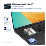 LG gram 17Z90R/ Windows 11 Home/ i7/ 32GB/ 1TB SSD/ 1,35Kg/ 20h, 17Z90R-G.AD79B