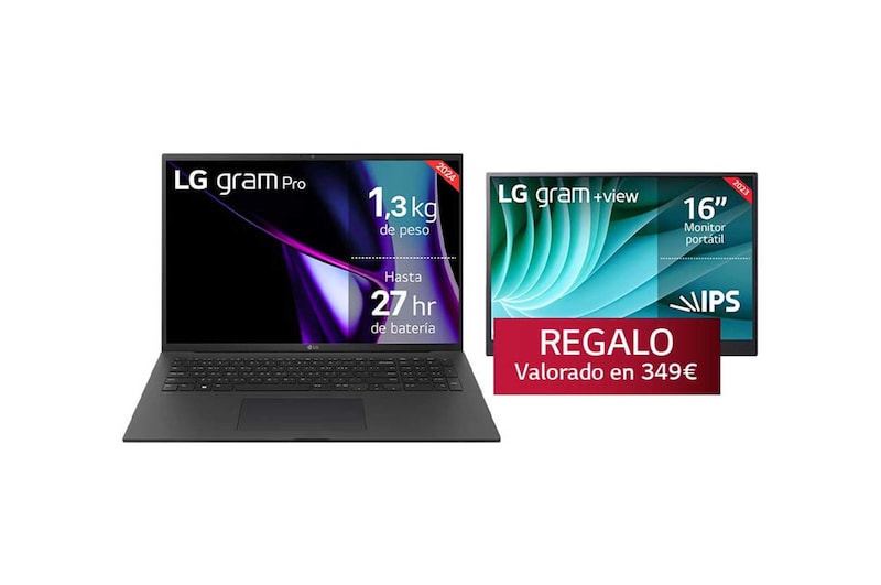 LG gram Pro 17Z90SP Windows 11 Home/ i7/ 32GB/ 512GB SSD/ RTX 3050/ 1,3Kg/ 27h, 17Z90SP-E.AD75Z.EEES.C