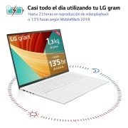 LG gram 17ZB90R/ Windows 11 Home/ i7/ 16GB/ 512GB SSD/ 1,35Kg/ 20h    , 17ZB90R-G.AA74B