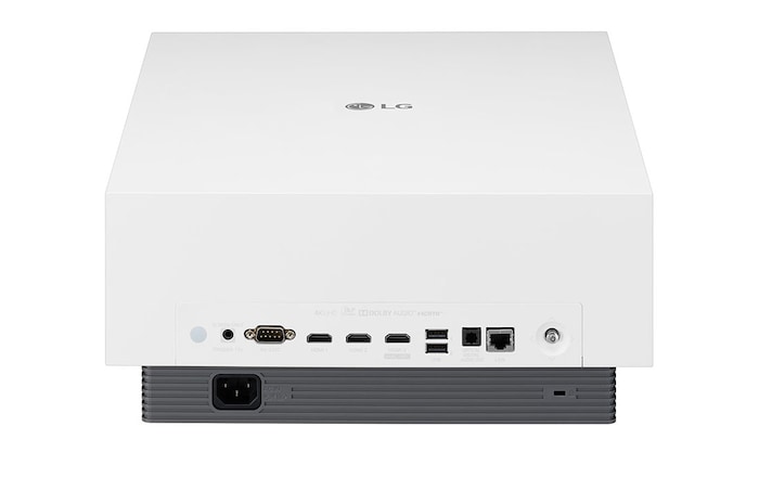 LG Proyector AU810PW - LG CineBeam con SmartTV webOS 5.0 (hasta 300", fuente Láser, 2.700 lúmenes, 3840 x 2160px, Blanco), AU810PW