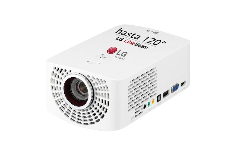 LG Proyector HF60LSR - LG CineBeam (hasta 120", fuente LED, 1.400 lúmenes, 1920 x 1080) 150,000:1, HF60LSR