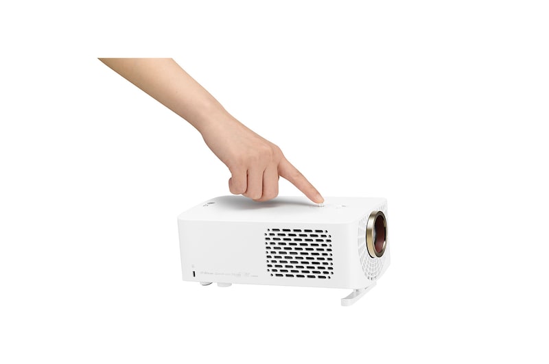 LG Proyector HF60LSR - LG CineBeam (hasta 120", fuente LED, 1.400 lúmenes, 1920 x 1080) 150,000:1, HF60LSR