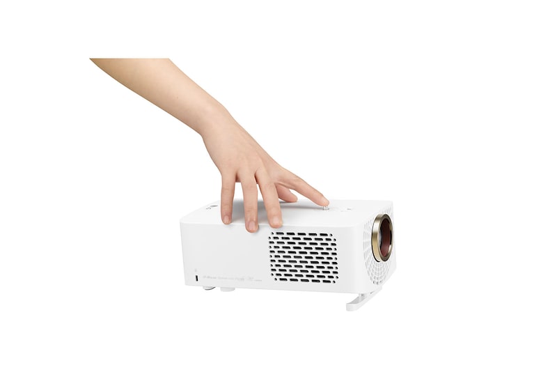 LG Proyector HF60LSR - LG CineBeam (hasta 120", fuente LED, 1.400 lúmenes, 1920 x 1080) 150,000:1, HF60LSR