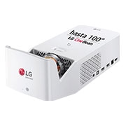 Vista frontal de Proyector HF65LS - LG CineBeam de tiro corto (hasta 100&#34;, fuente LED, 1.000 lúmenes, con TruMotion, 1920 x 1080) 150,000:1 HF65LS