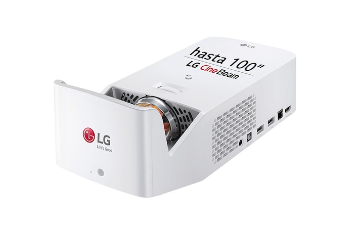 LG Proyector HF65LSR - LG CineBeam de tiro corto (hasta 100", fuente LED, 1.000 lúmenes, 1920 x 1080) 150.000:1, HF65LSR