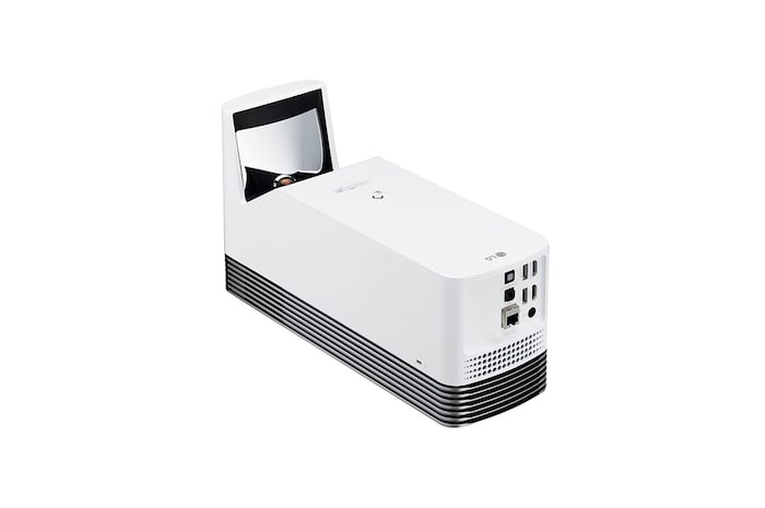 LG Proyector HF85LSR - LG CineBeam de tiro corto (hasta 120", fuente láser, 1.500 lúmenes, 1920 x 1080) 150,000:1, HF85LSR