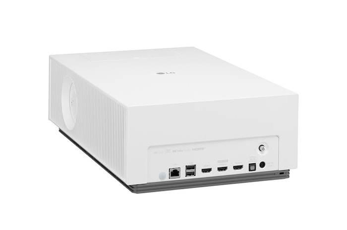 LG Proyector HU710PW - LG CineBeam con SmartTV webOS 6.0 (hasta 300'', fuente híbrida (Láser + LED), 2.000 lúmenes, 3840 x 2160px, HDR10), HU710PW