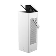 LG Proyector HU80KSW - LG CineBeam con SmartTV webOS 3.5 (hasta 150", fuente láser, 2.500 lúmenes, 3840 x 2160, Blanco) 150.000:1, HU80KSW
