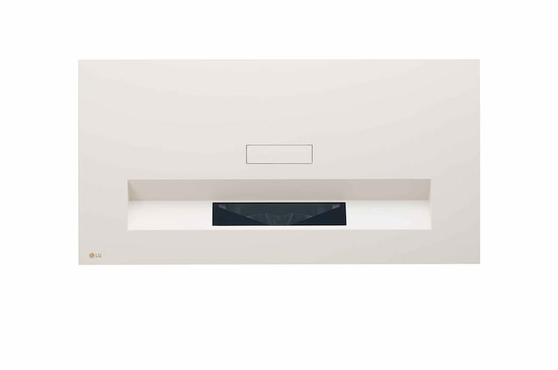 LG Proyector HU915QE - LG CineBeam con SmartTV webOS 6.0 (hasta 120'', fuente Láser, 3.700 lúmenes ANSI, 3840 x 2160px, HDR10) Altavoces incorporados compatibles con Dolby Atmos, HU915QE