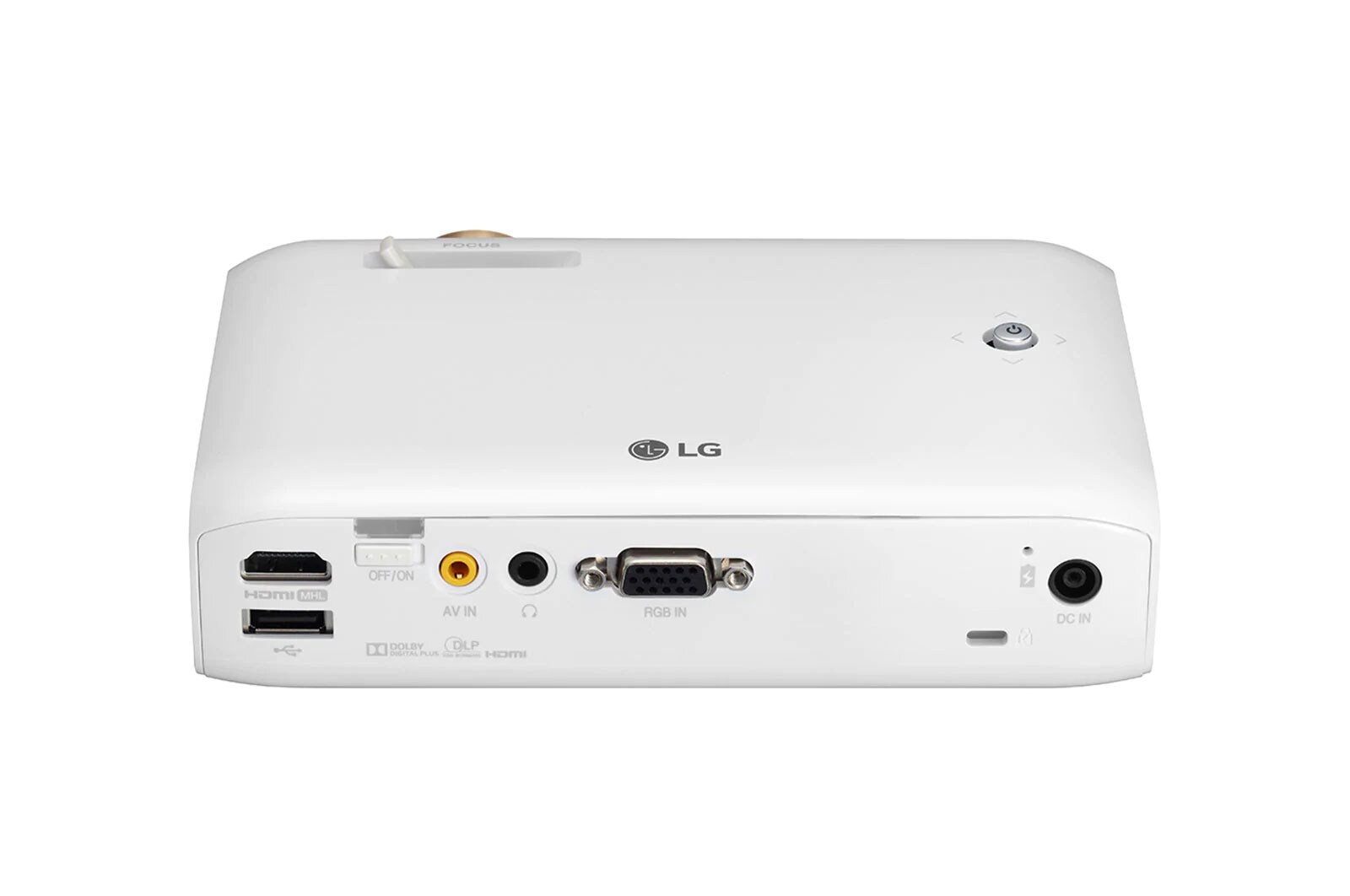 LG Proyector PH510PG - LG CineBeam con batería integrada (hasta 100", autonomía 2,5h, fuente LED, 550 lúmenes, 1280 x 720) 100,000: 1, PH510PG