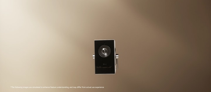 Proyector LG CineBeam Q siendo desmontado y vuelto a montar.
