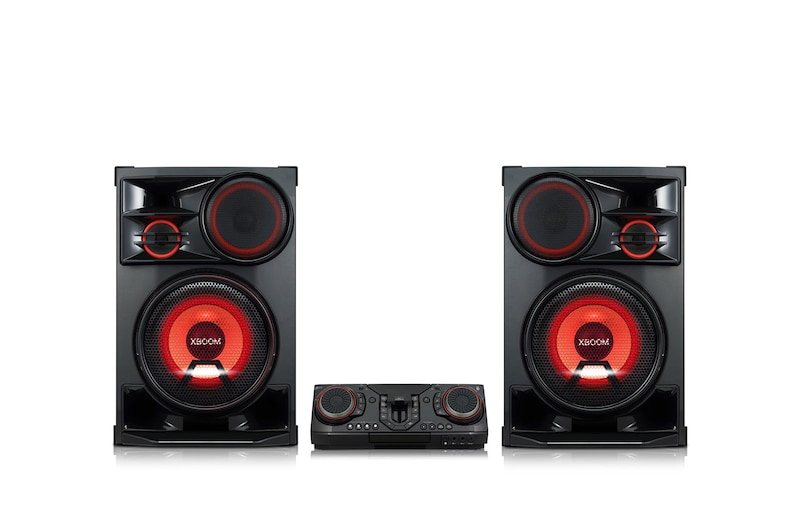 LG xboom La Bestia CL98 - Altavoz gran potencia, 3500W, karaoke, luces LED, efectos de DJ, Bluetooth, Negro, CL98