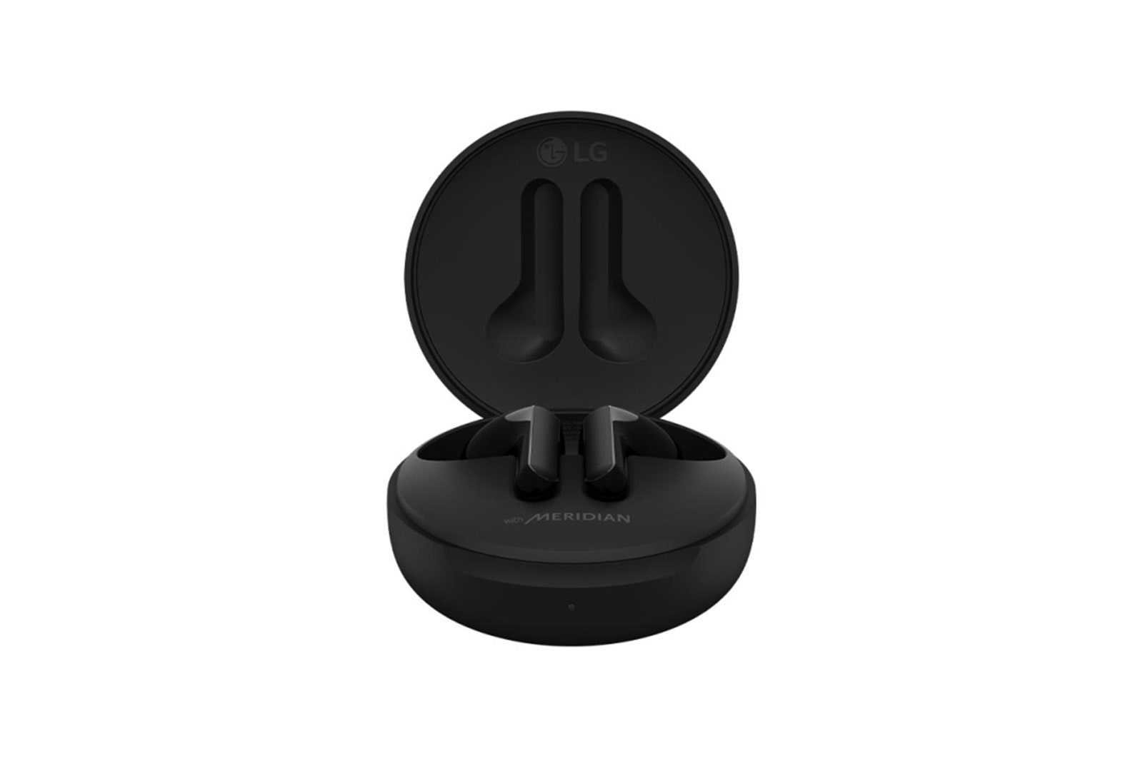 LG Auriculares inalámbricos LG TONE Free FN5 con sonido de alta resolución y envolvente Meridian. UVnano elimina el 99,9% de las bacterias con solo 10 minutos de carga. Hasta 18h de batería, sonido ambiente y protección al agua IPX4. Música y llamadas, claras y nítidas., HBS-FN5U