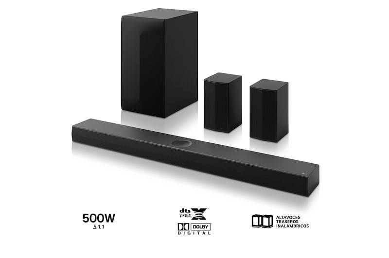 LG Pack TV LG QNED91 MiniLED 65" + Barra de Sonido S70TR + Soporte, 65QNED91T6A.ESB