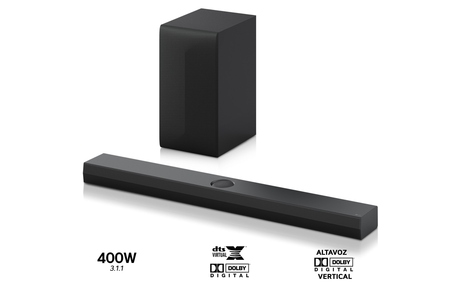 LG Pack TV LG QNED87 65" + Barra de sonido S70TY + Soporte, 65QNED87T6B.ESB