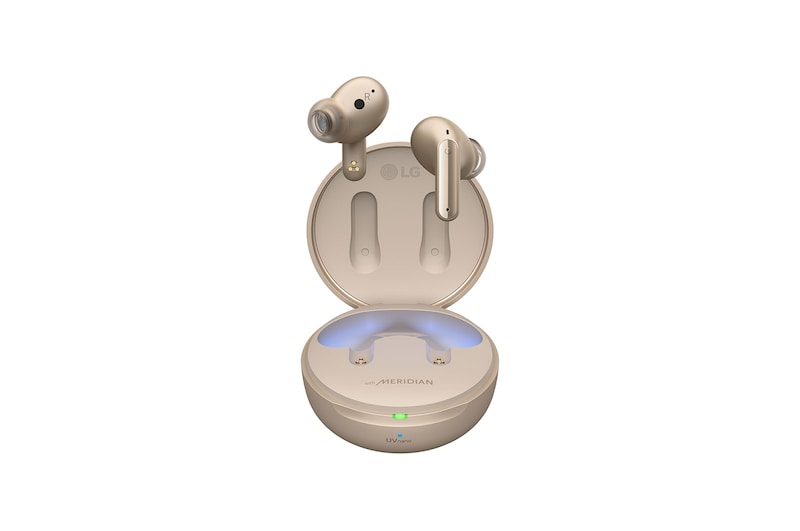 LG Auriculares True Wireless Bluetooth 5.2 con cancelación de ruido y autolimpieza, TONE-FP8E