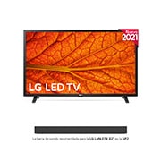 LG TV LED HD, 80cm/32", AI Smart TV, Procesador Quad Core, ThinQ webOS 4.5 con Sonido Virtual Surround Plus, 2xUSB, 3xHDMI, G, 32LM637BPLA