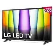 LG Televisor LG HD Ready, Procesador de Gran Potencia a5 Gen 5, compatible con formatos HDR 10, HLG, HGiG, Smart TV webOS22, 32LQ630B6LA