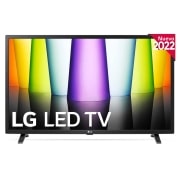 LG Televisor LG HD Ready, Procesador de Gran Potencia a5 Gen 5, compatible con formatos HDR 10, HLG, HGiG, Smart TV webOS22, 32LQ630B6LA