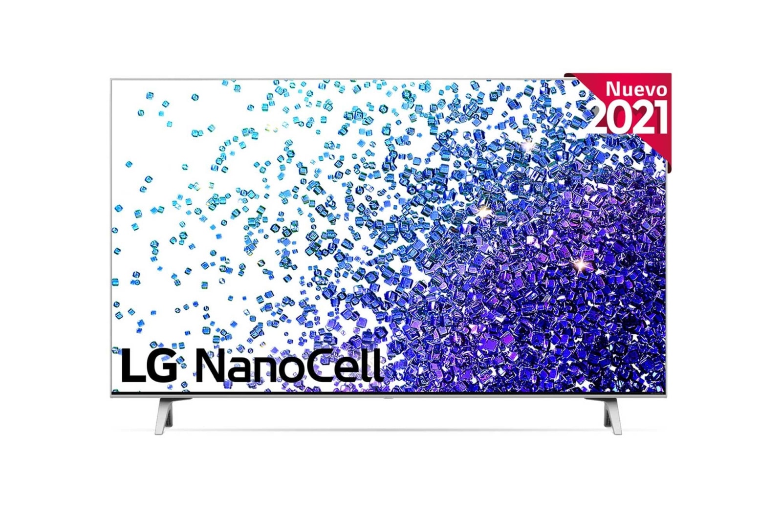 Vista frontal del LG NanoCell TV