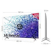 LG 4K NanoCell, SmartTV webOS 6.0, Procesador de Imagen 4k Quad Core [Clase de eficiencia energética G], 43NANO776PA