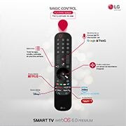 LG 4K NanoCell, SmartTV webOS 6.0, Procesador de Imagen 4k Quad Core [Clase de eficiencia energética G], 43NANO776PA