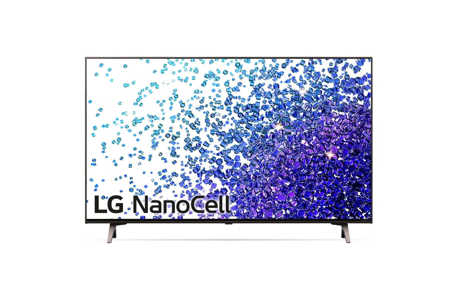 Vista frontal del LG NanoCell TV