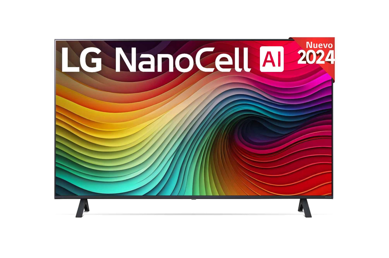 LG Outlet 43 pulgadas TV LG NANOCELL 4K serie NANO81 con Smart TV WebOS24, 43NANO81T6A.OUTLET