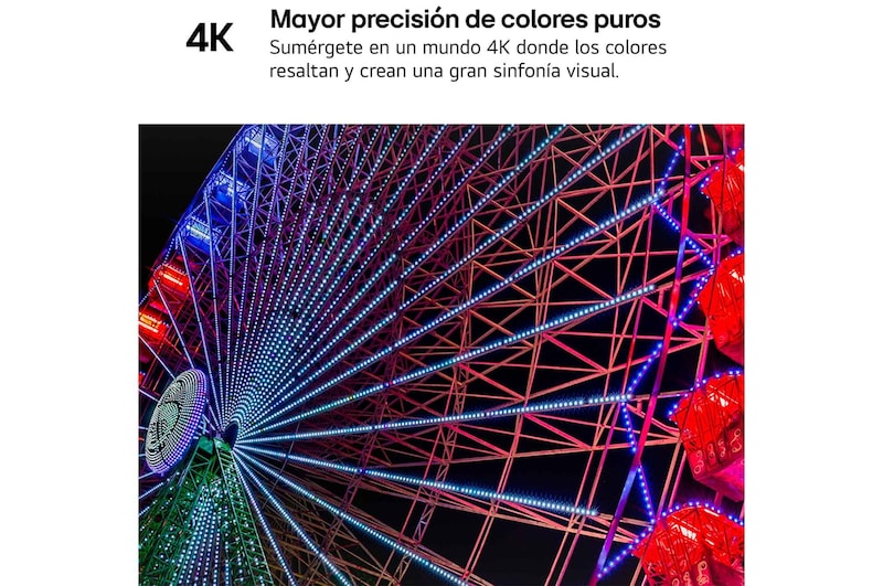 LG 43 pulgadas TV LG NANOCELL 4K serie AI NANO81  con Smart TV WebOS24, 43NANO81T6A