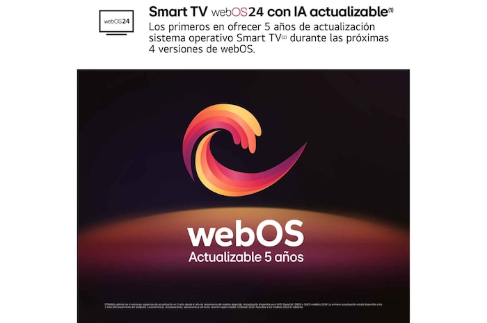 LG 43 pulgadas TV LG NANOCELL 4K serie AI NANO81 con Smart TV WebOS24, 43NANO81T6A