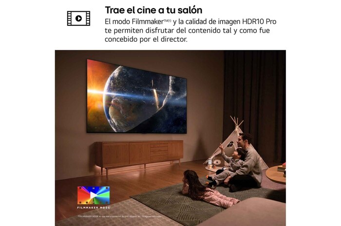 LG 43 pulgadas TV LG NANOCELL 4K serie AI NANO81 con Smart TV WebOS24, 43NANO81T6A