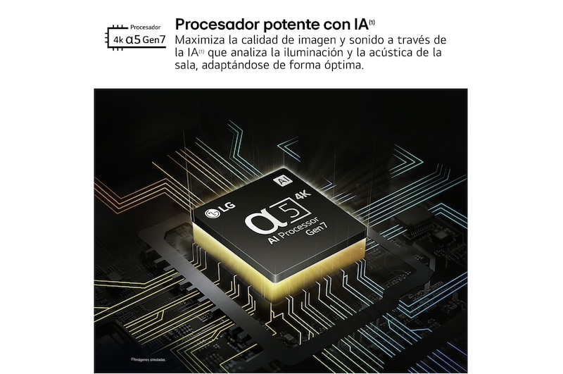 LG 43 pulgadas TV LG NANOCELL 4K serie AI NANO82  con Smart TV WebOS24, 43NANO82T6B