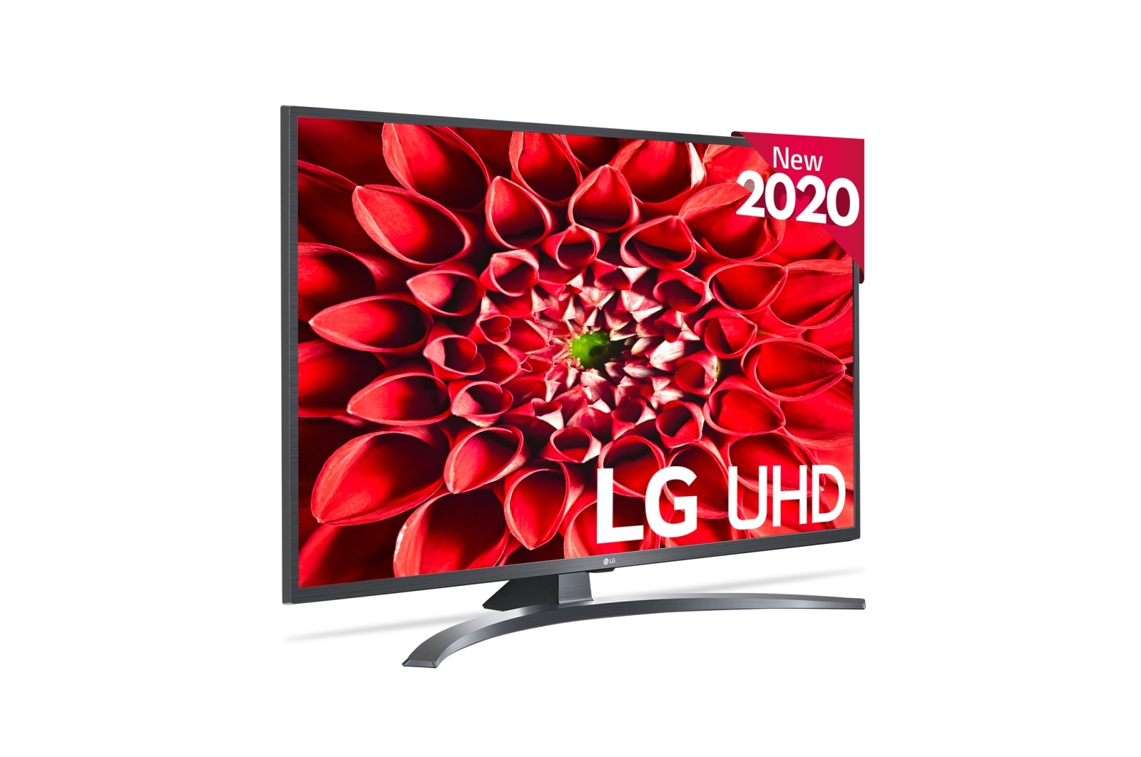 Vista frontal de LG 43UN74006LB SMART TV UHD 4K - Smart TV con Inteligencia Artificial, 108cm (43&#34;), Procesador Inteligente Quad Core, HDR 10 Pro, HLG, Sonido Ultra Surround, LED, G 43UN74006LB