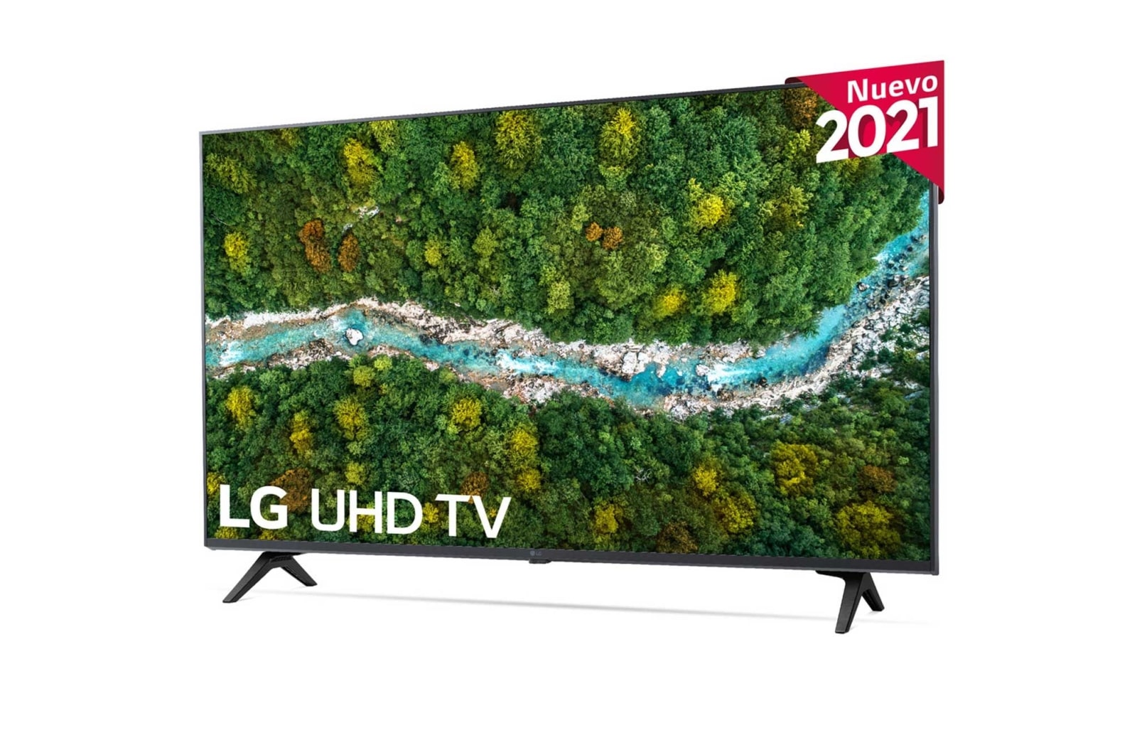 LG 4K UHD, SmartTV webOS 6.0, Procesador de Imagen 4K Quad Core [Clasificación energética G], 43UP76706LB