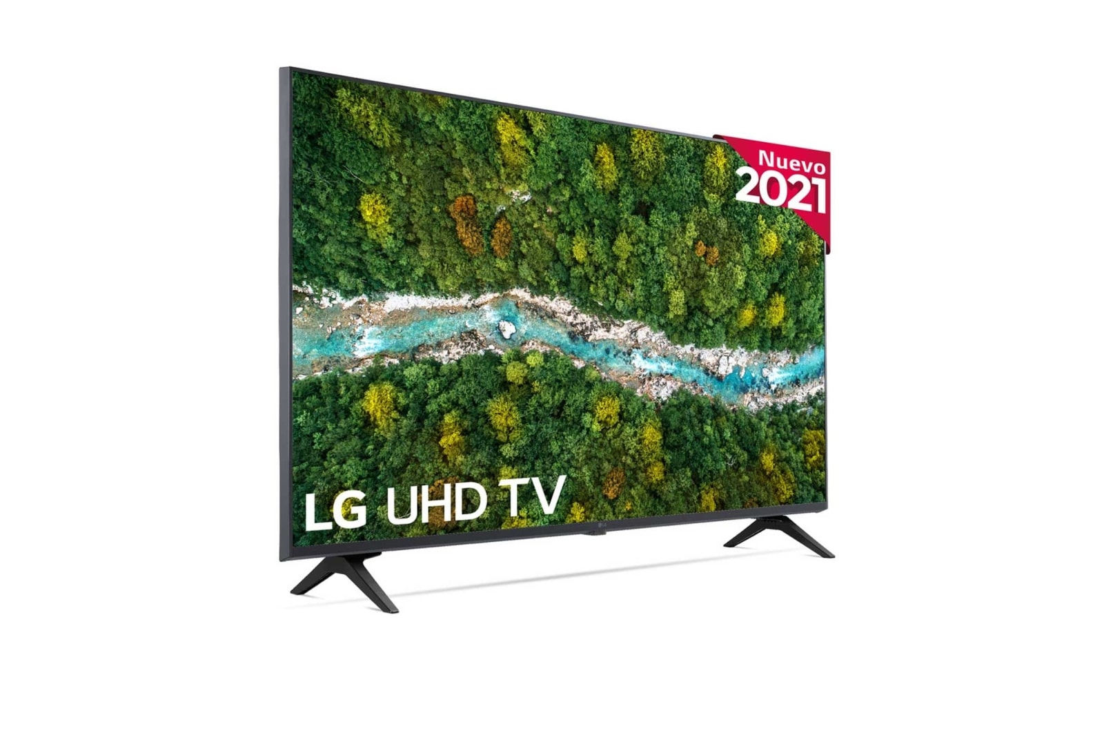 LG 4K UHD, SmartTV webOS 6.0, Procesador de Imagen 4K Quad Core [Clasificación energética G], 43UP76706LB