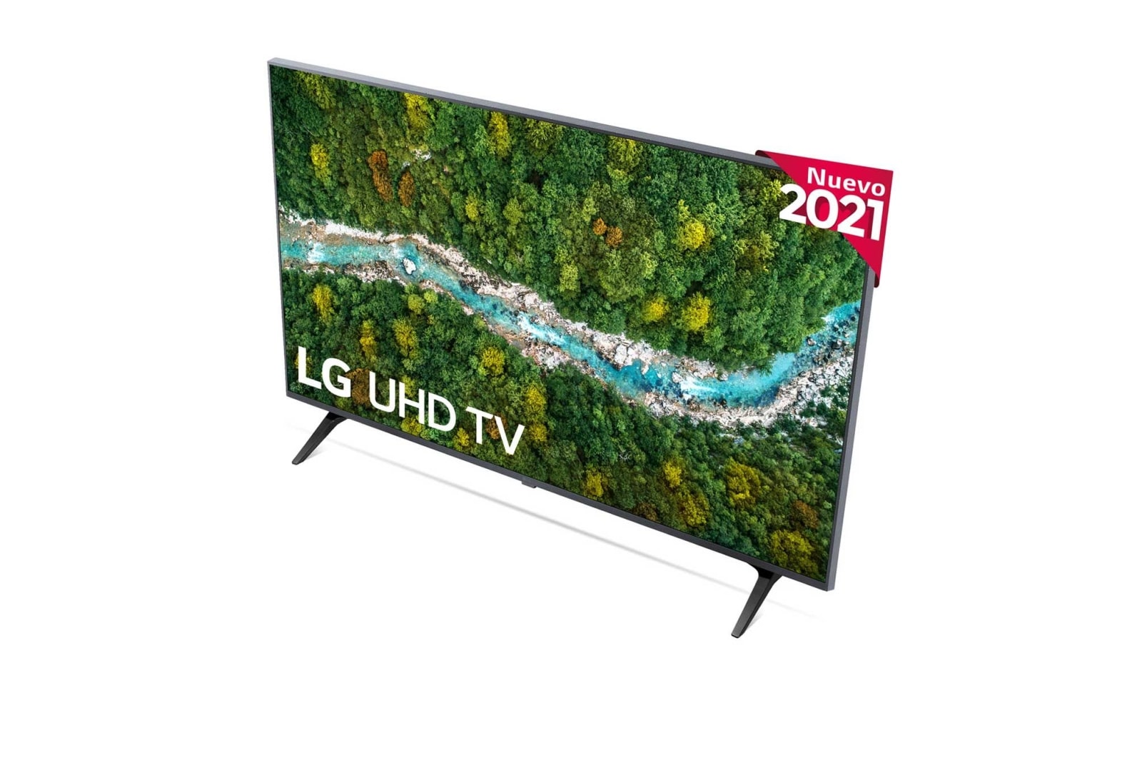 LG 4K UHD, SmartTV webOS 6.0, Procesador de Imagen 4K Quad Core [Clasificación energética G], 43UP76706LB
