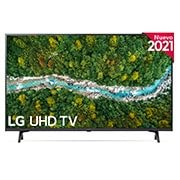 Vista frontal del LG UHD TV