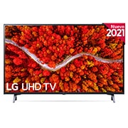 Vista frontal del LG UHD TV