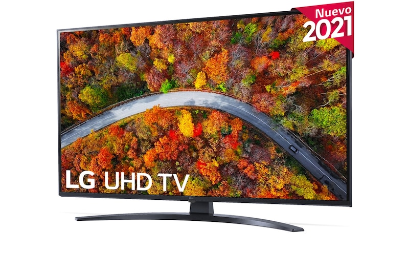 LG 4K UHD, SmartTV webOS 6.0, Procesador de Imagen 4K Quad Core [Clasificación energética G], 43UP81006LR