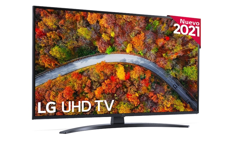 LG 4K UHD, SmartTV webOS 6.0, Procesador de Imagen 4K Quad Core [Clasificación energética G], 43UP81006LR
