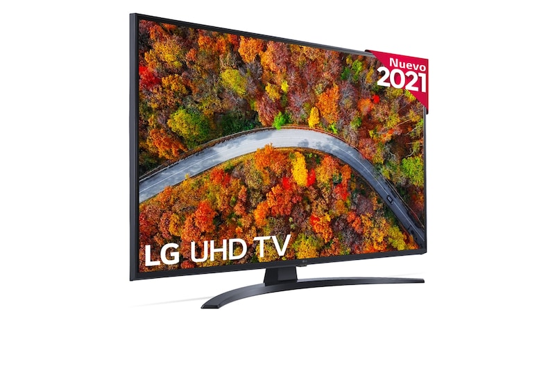 LG 4K UHD, SmartTV webOS 6.0, Procesador de Imagen 4K Quad Core [Clasificación energética G], 43UP81006LR