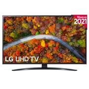 Vista frontal del LG UHD TV